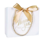 Elegantní dárková taška - bílá