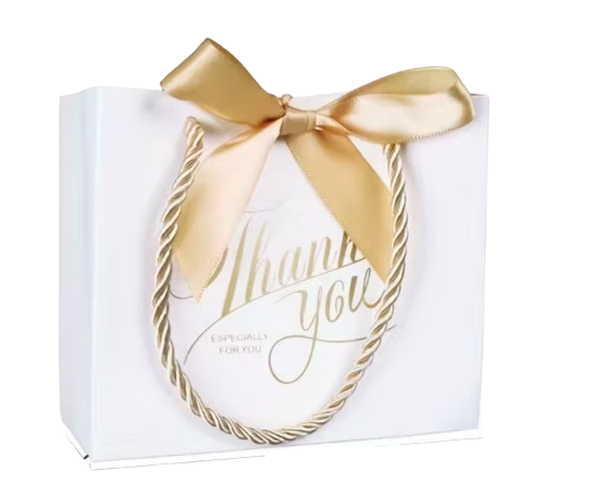Elegantní dárková taška - bílá